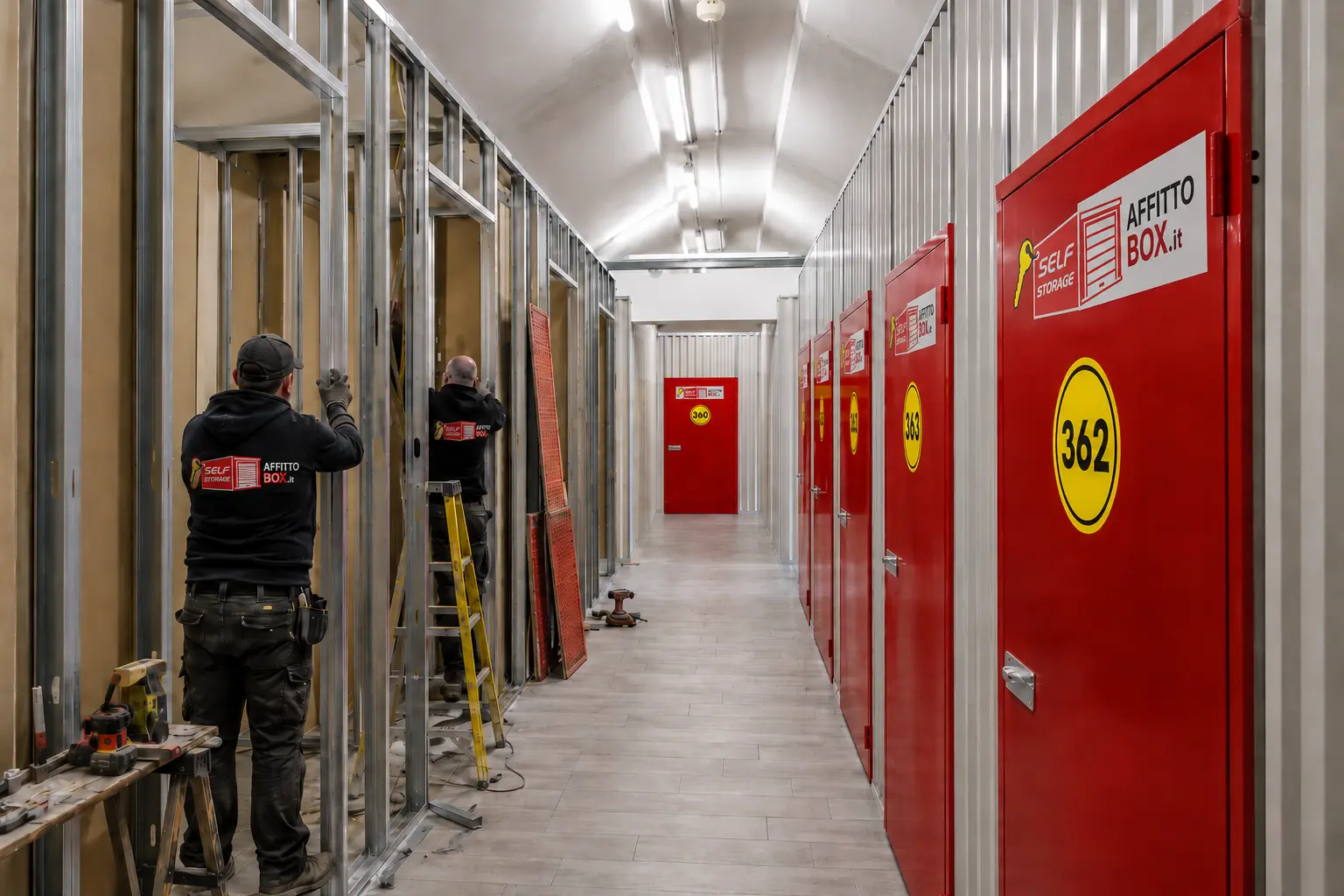 Struttura self storage realizzata da Self Storage Solution