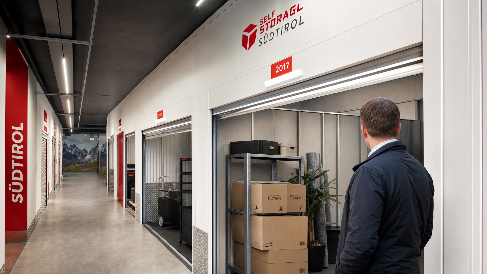 Ispezione tecnica all'interno di una struttura self storage